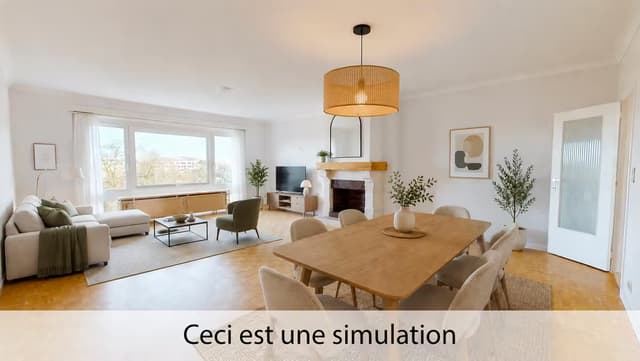 Gerenoveerd 3-slaapkamer appartement in Schaarbeek