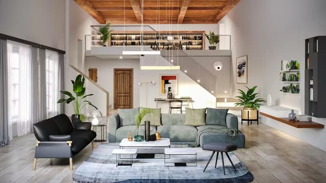 Appartement met één slaapkamer in luxueuze maison de Maître